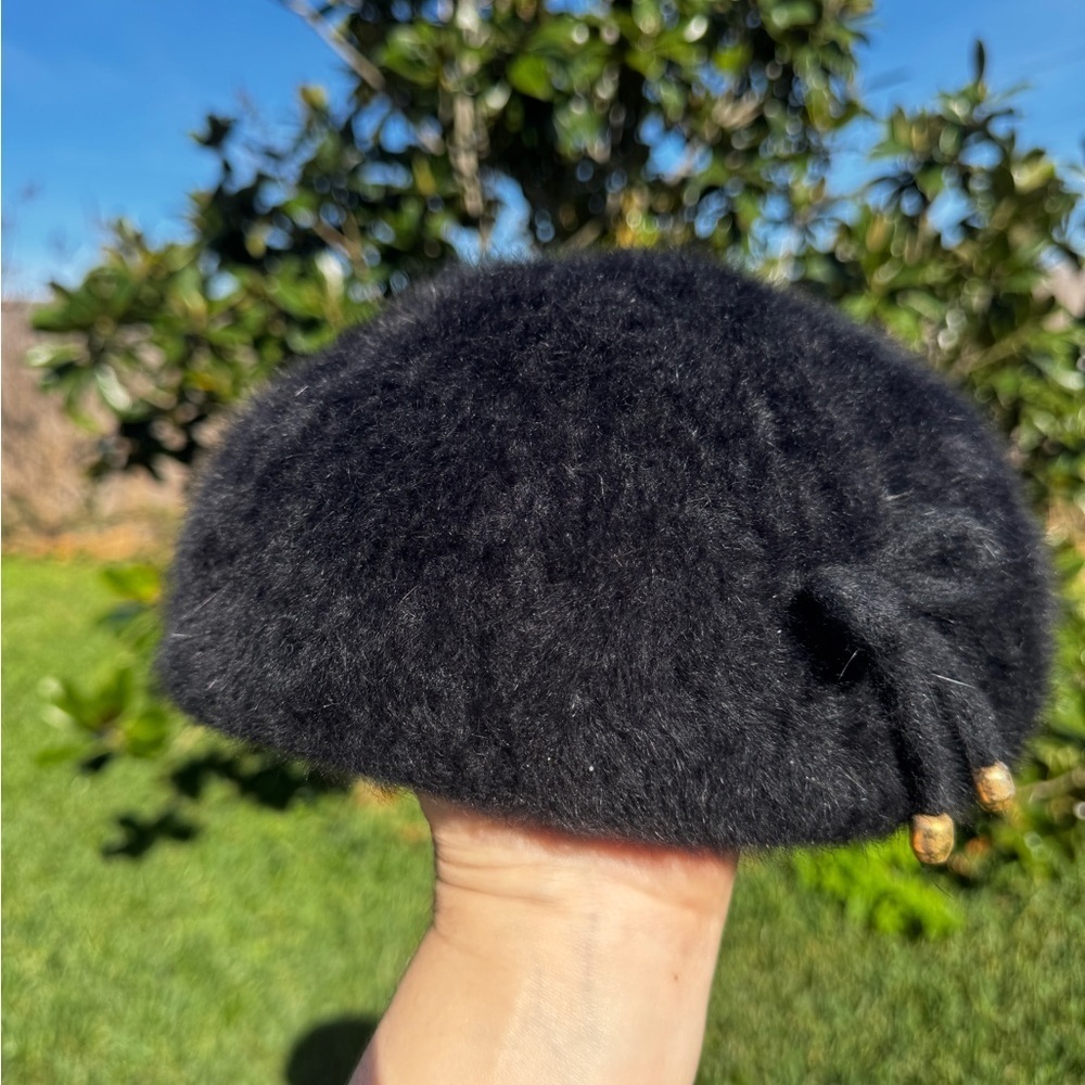Women’s Vintage Furgora Mayfair KANGOL Design Hat Made In England Black Size S